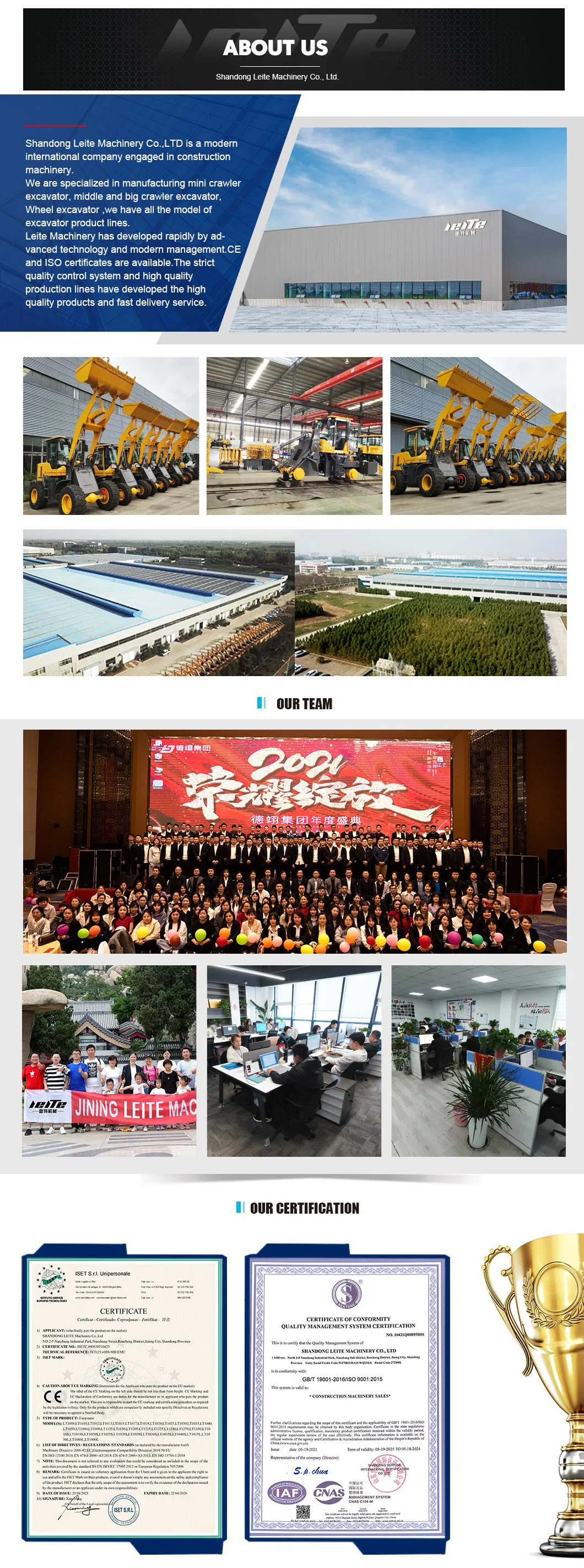 Best Sell Mini Small Wheel Loader Engine Power Loading Capacity 2000 Kg for Sale