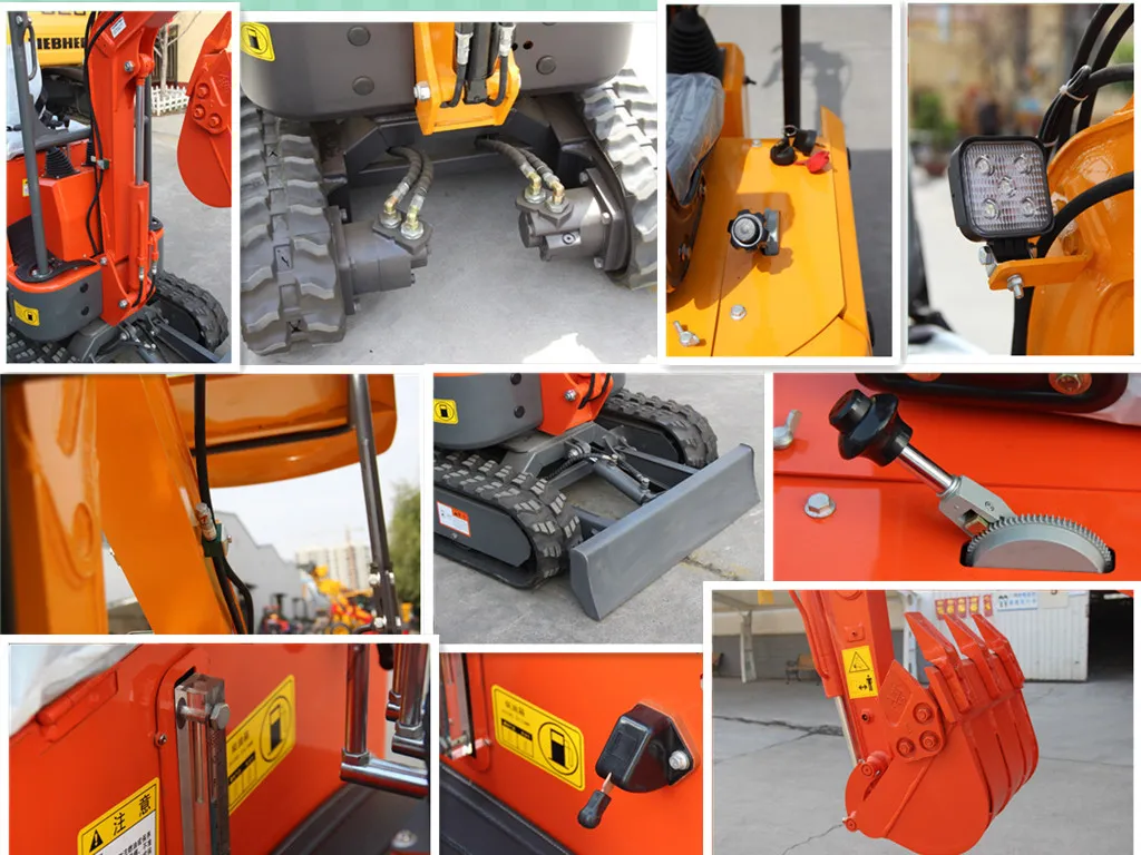 Best Selling Factory Price 0.8t We08 Hydraulic Mini Crawler Excavator