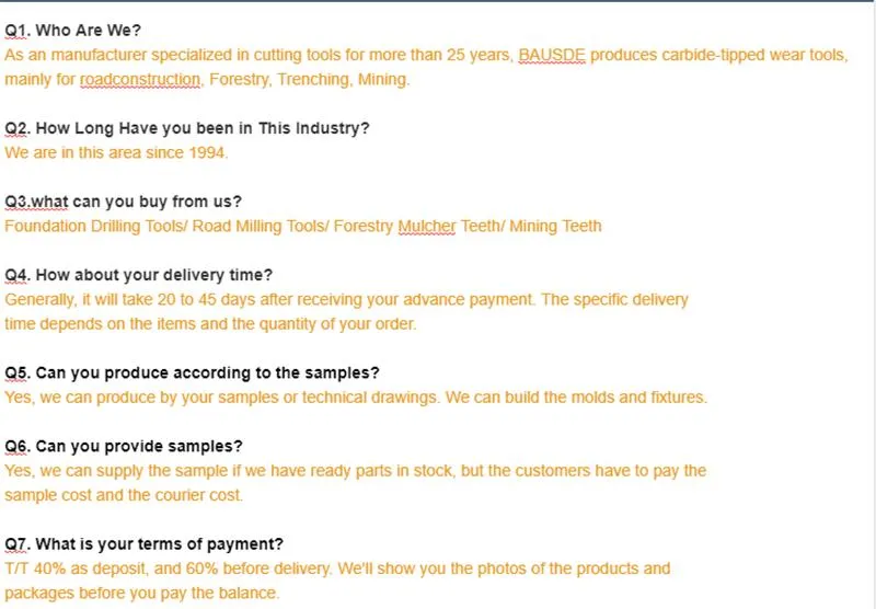 Btk03 Tungsten Carbide Trencher Bullet Pick Rotary Shank Tools