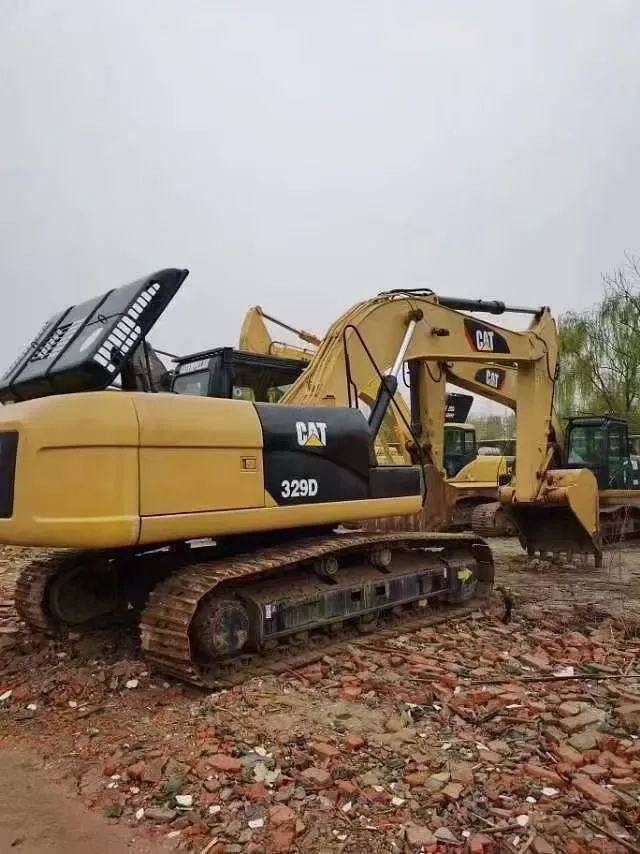 Cat 329d Excavadora Usada Excavatrice Pelle Second Hand Used Hydraulic Crawler Excavator 29t Mining Machine Hitachi Construction Machinery Equipment Excavators