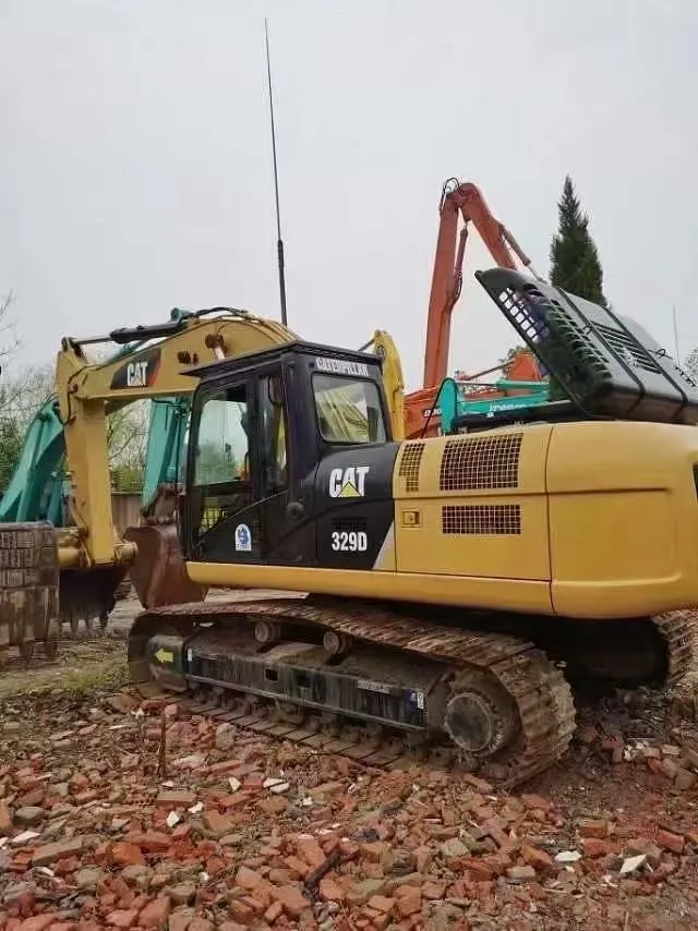 Cat 329d Excavadora Usada Excavatrice Pelle Second Hand Used Hydraulic Crawler Excavator 29t Mining Machine Hitachi Construction Machinery Equipment Excavators