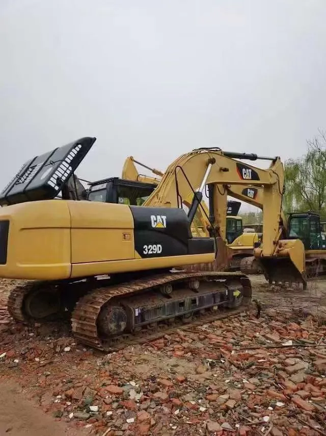 Cat 329d Excavadora Usada Excavatrice Pelle Second Hand Used Hydraulic Crawler Excavator 29t Mining Machine Hitachi Construction Machinery Equipment Excavators