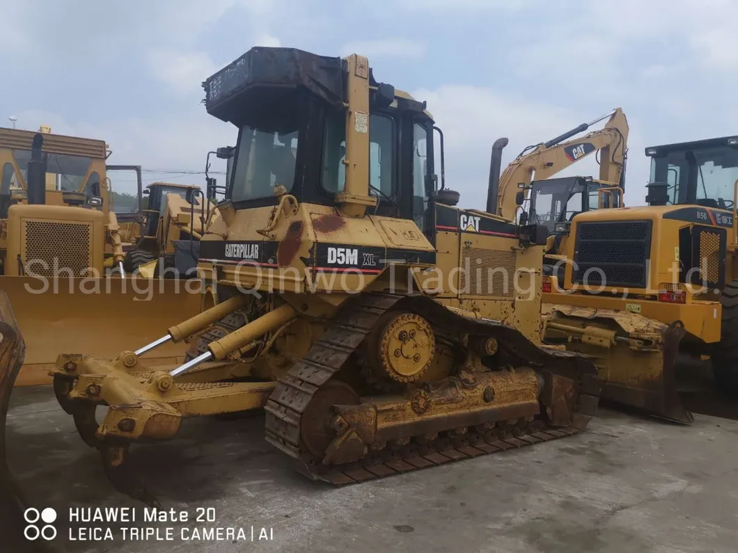 Cat D5 Bulldozer Used Caterpillar D5m Hydraulic Crawler Tractor Dozer for Sale