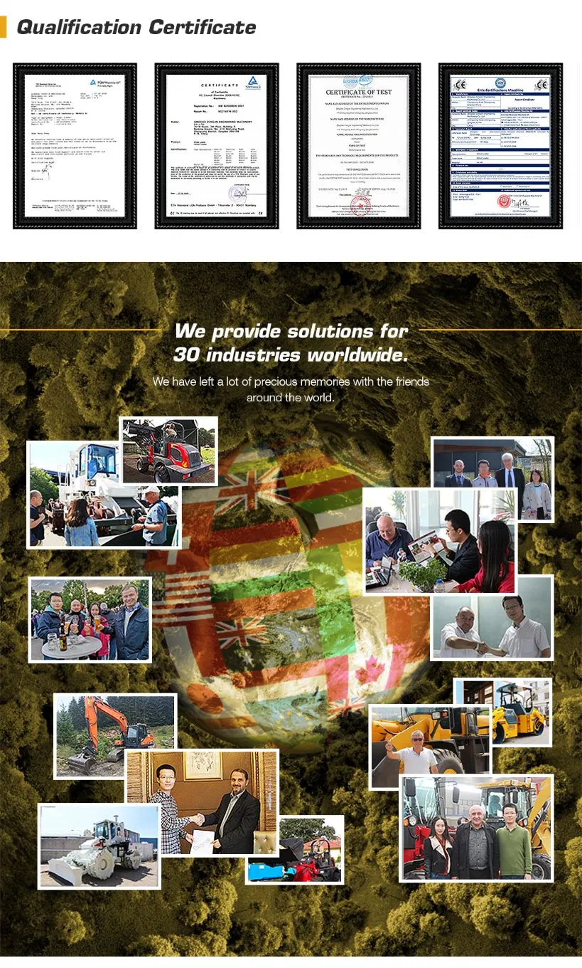 Ce Approved We18 Compact Tractor Excavator with Grapple