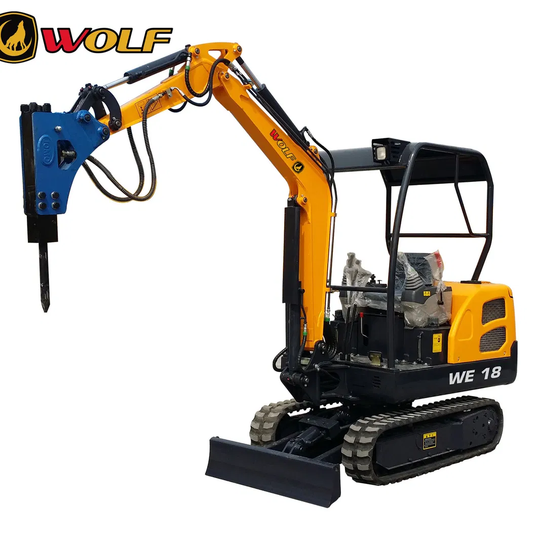 Ce Approved We18 Compact Tractor Excavator with Grapple
