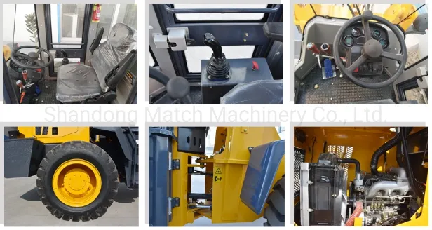 CE Certificate 908 910 920 4X4 Front End Loaders Mini Wheel Loader for Sale
