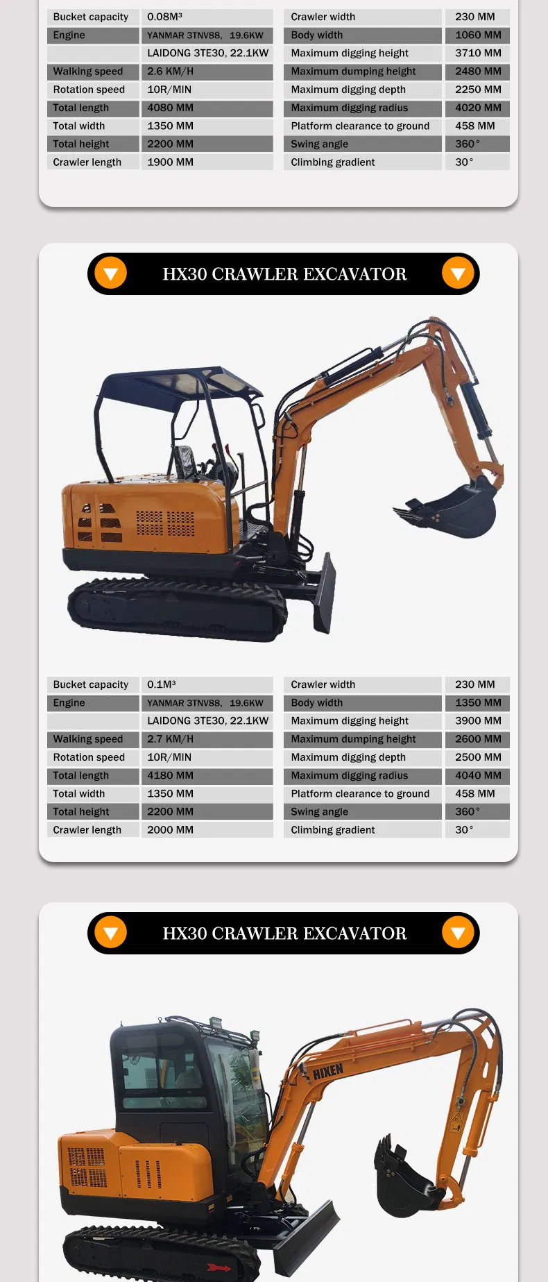 Cheap Mini Excavator Smallest Digger 1ton Garden Home Farm Excavator Made in China CE Certificate Hydraulic 1t 0.025m3 Bucket Mini Excavator for Sale