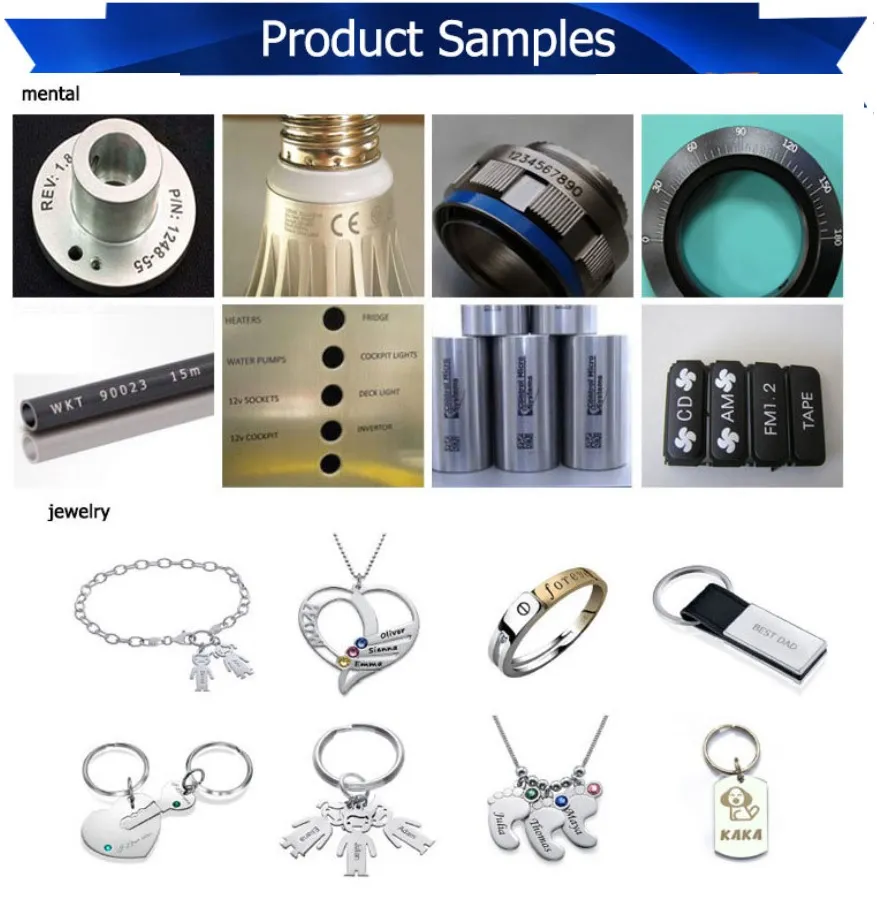 Cheap Price Fiber Laser Marking Machine 20W, 30W, 50W