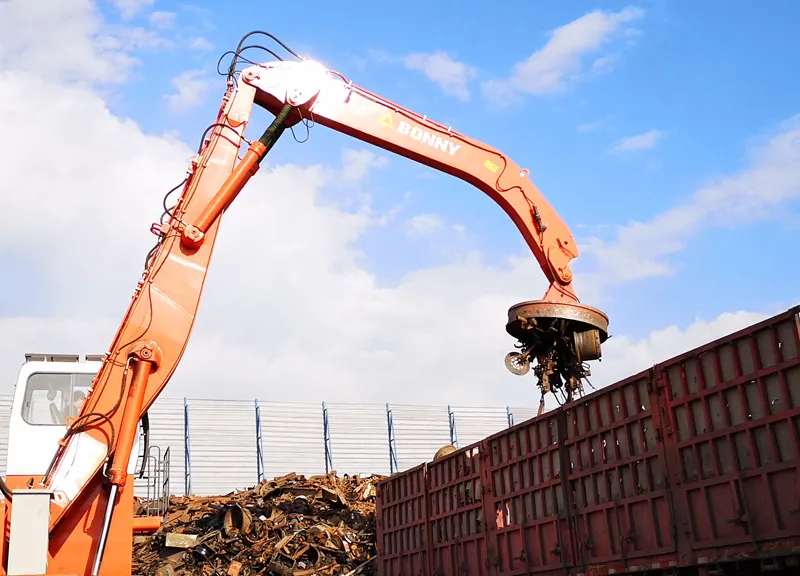 China Bonny Wzy32-8c 32 Ton Crawler Hydraulic Material Handling Equipment with Electromagnetic Chuck