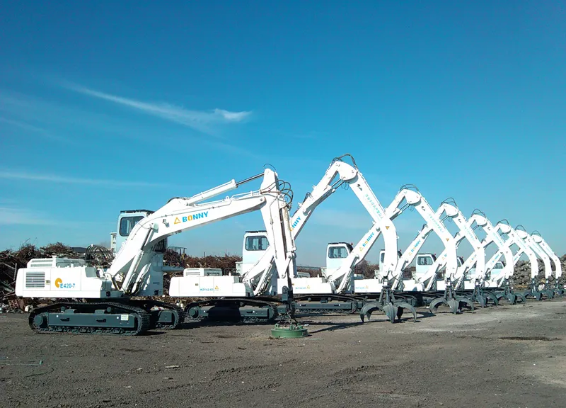 China Bonny Wzy32-8c 32 Ton Crawler Hydraulic Material Handling Equipment with Electromagnetic Chuck