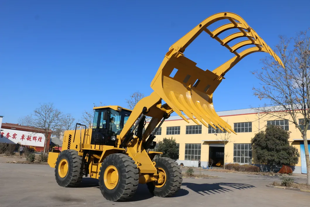 China Factory Price Luqing CE Certified Articulated Compact Zl50 5ton Farm Bucket Shovel Construction Equipment Machinery Small Mini Big Wheel Loader