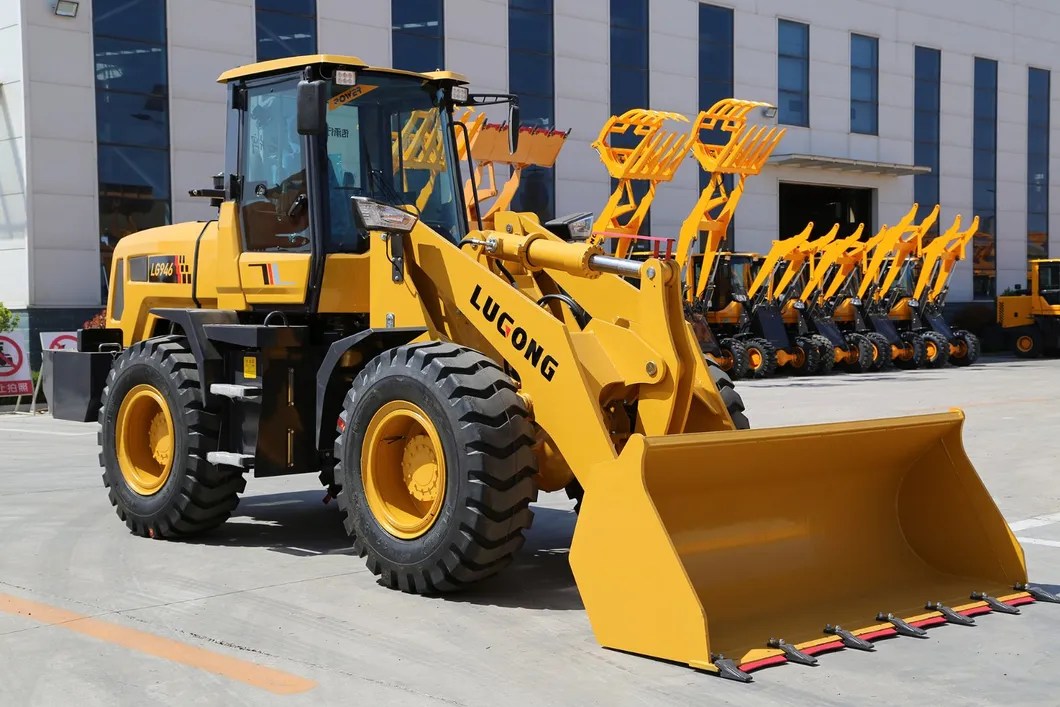 China Famous Brand Lugong 2.5ton Mini Wheel Loader for Sale