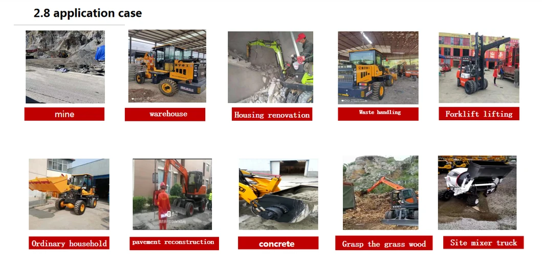 China Luyu Small Front End Mini Wheel Loader with CE Certification