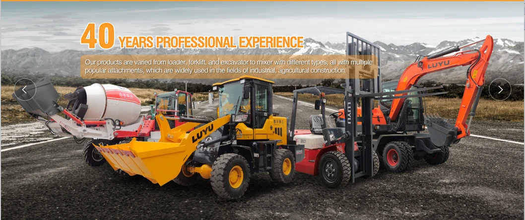 China Luyu Small Front End Mini Wheel Loader with CE Certification