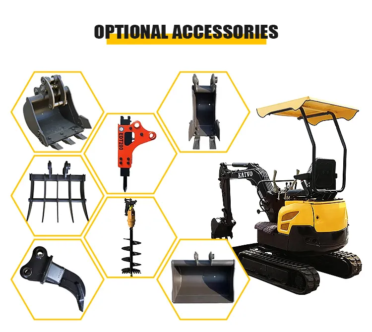 Chinese Factory Outlets Cheap Mini Excavator 0.045m3 Bucket Micro Crawler 1.5ton Mini Digger for Sale