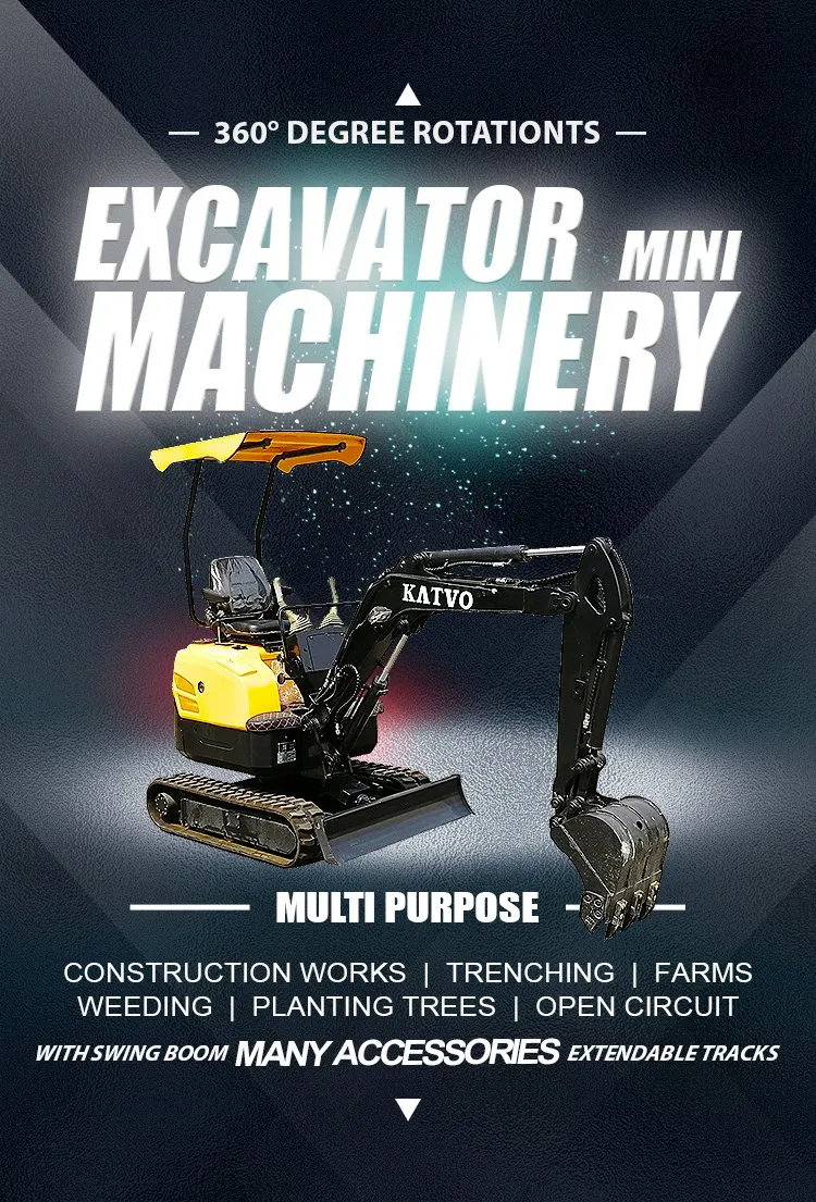 Chinese Factory Outlets Cheap Mini Excavator 0.045m3 Bucket Micro Crawler 1.5ton Mini Digger for Sale