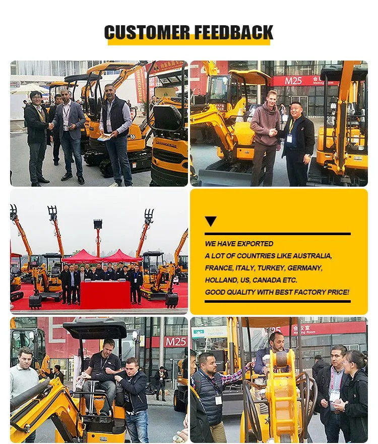 Chinese Factory Outlets Cheap Mini Excavator 0.045m3 Bucket Micro Crawler 1.5ton Mini Digger for Sale