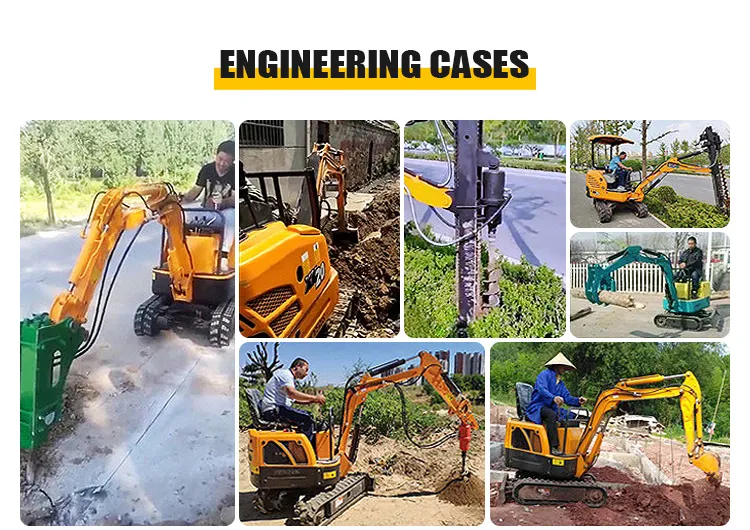 Chinese Factory Outlets Cheap Mini Excavator 0.045m3 Bucket Micro Crawler 1.5ton Mini Digger for Sale