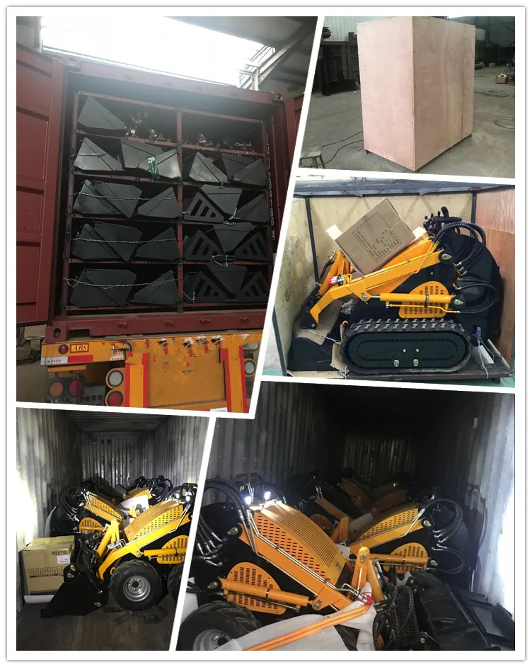 Chinese Famous Mini Skid Steer Loader with Cheap Price for Sale
