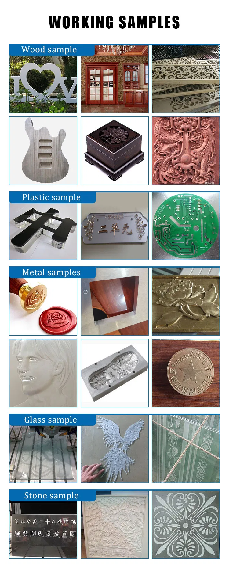 CNC 1212 Engraving Machine CNC Router Machine 3 Axis Small CNC Milling Machine for Stone Metal Wood