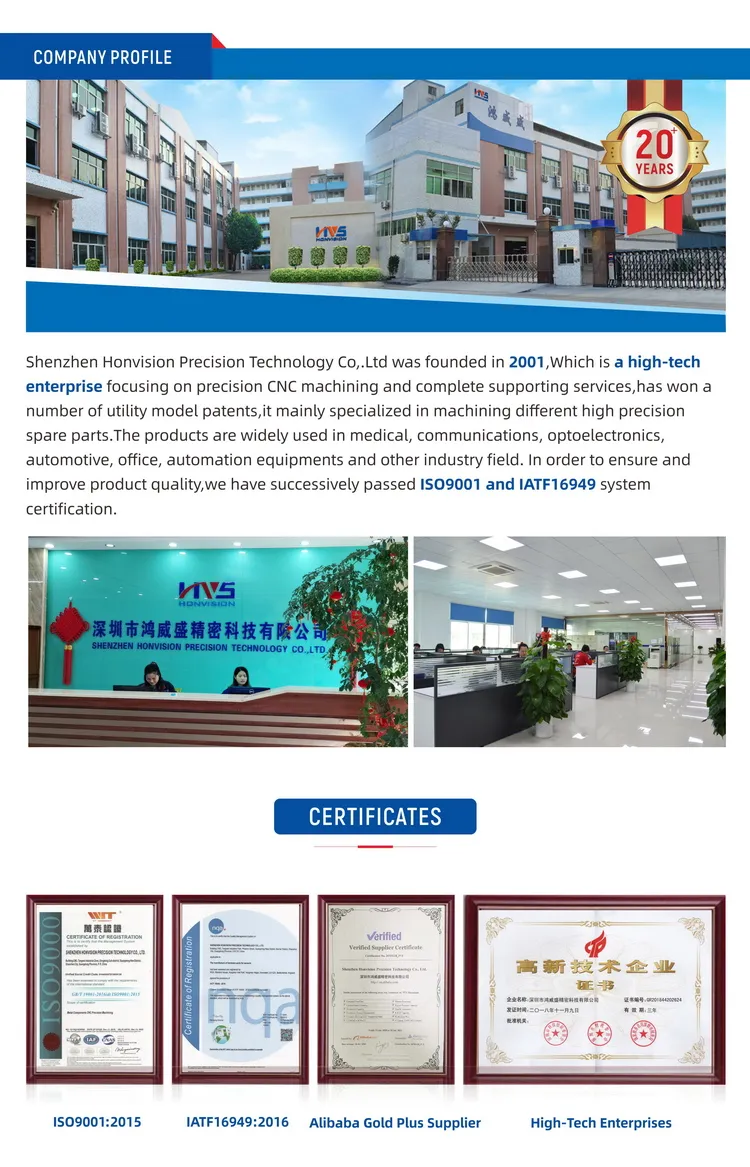 CNC Lathe Turned Parts 3/4/5 Axis CNC Milling Machined Parts CNC Milled Part