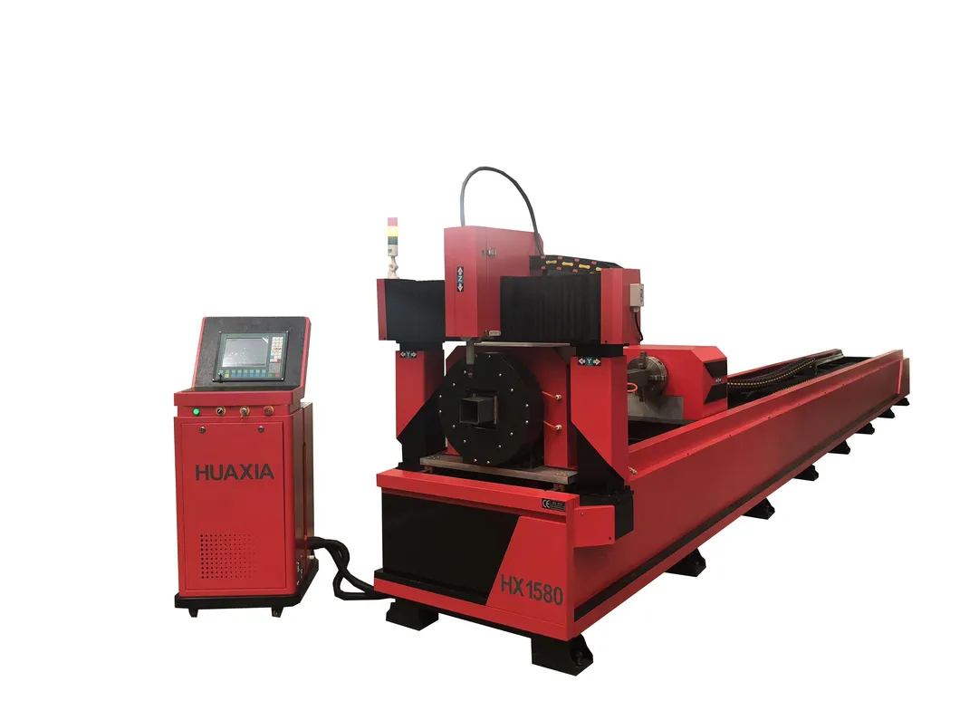 CNC Square Tube Plasma Cutting Machine 150 Pneumatic Chuck Metal Sheet Plasma Cutter