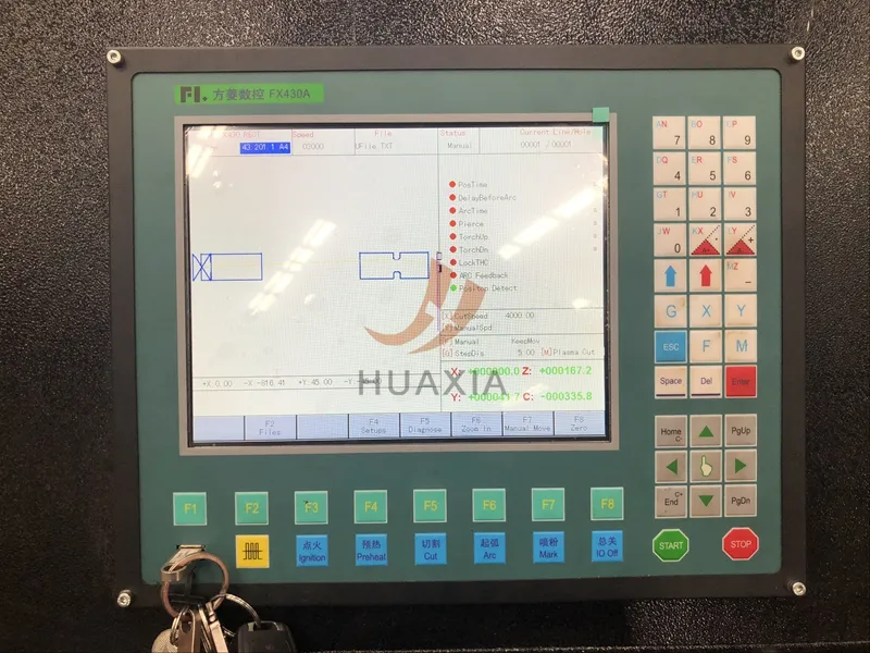 CNC Square Tube Plasma Cutting Machine 150 Pneumatic Chuck Metal Sheet Plasma Cutter