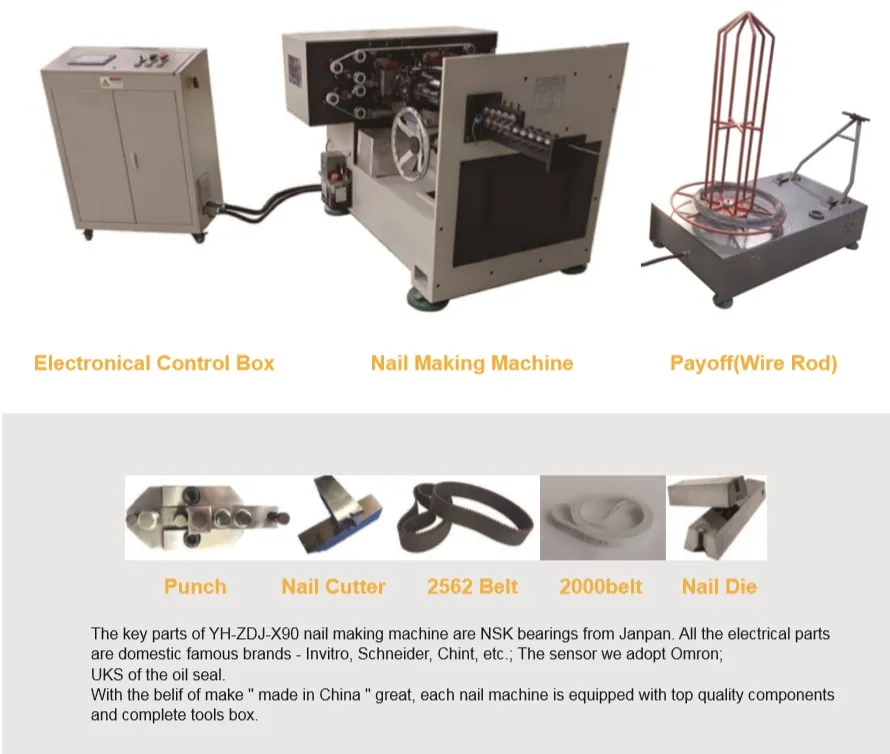 Coil Nail Stainless Steel Nail Making Machine