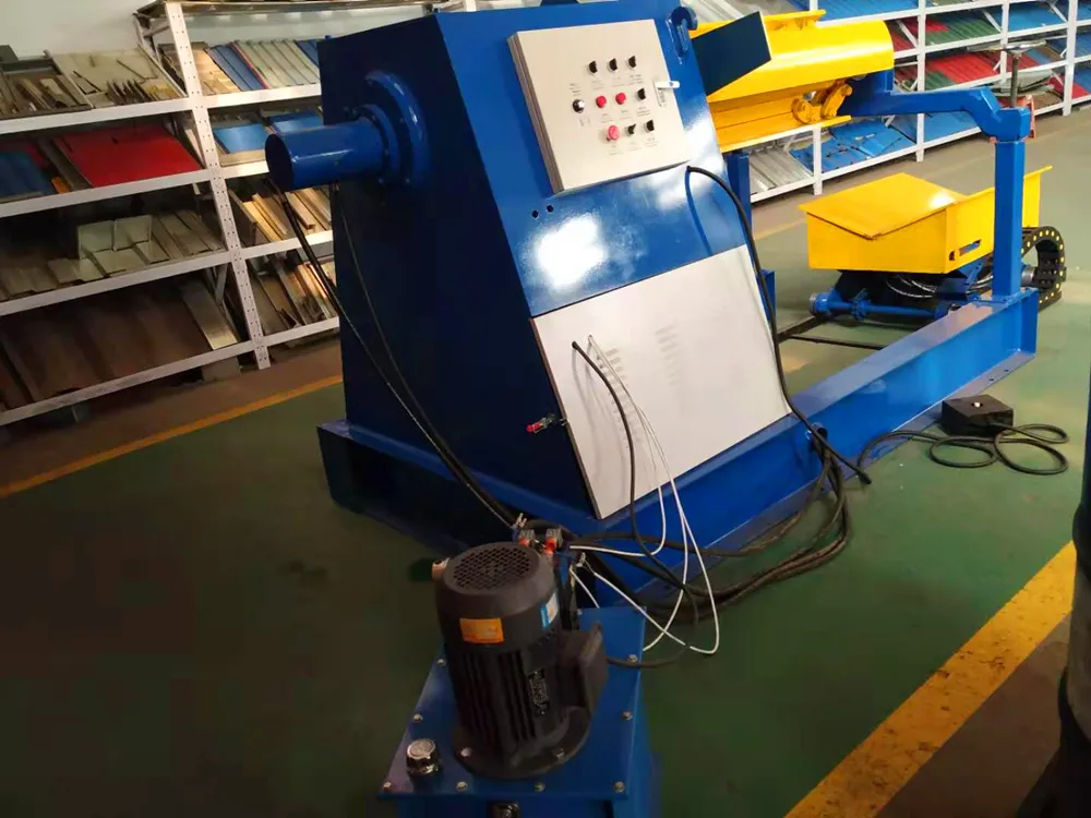 Color Steel Coils Auto Hydraulic Uncoiler