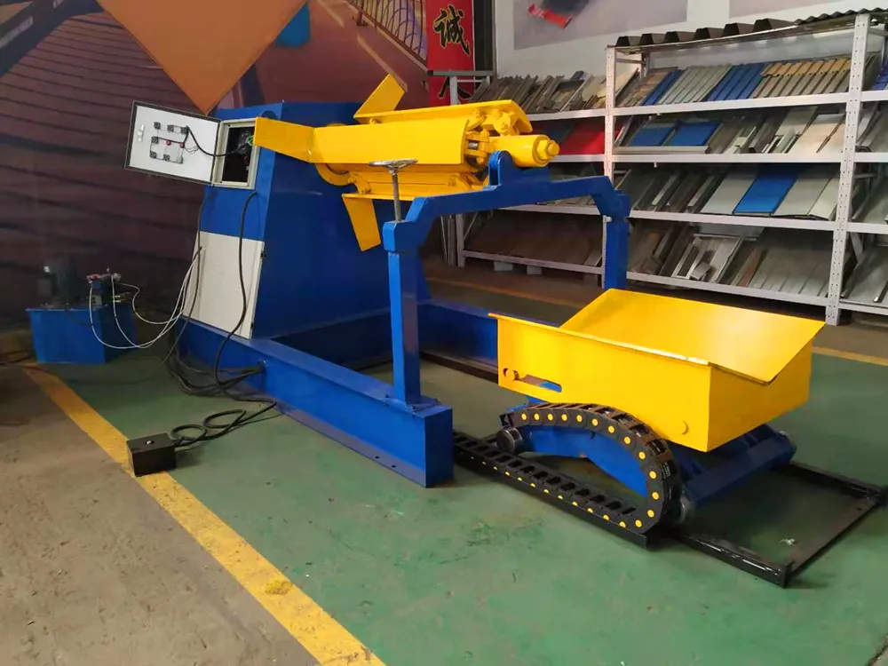 Color Steel Coils Auto Hydraulic Uncoiler