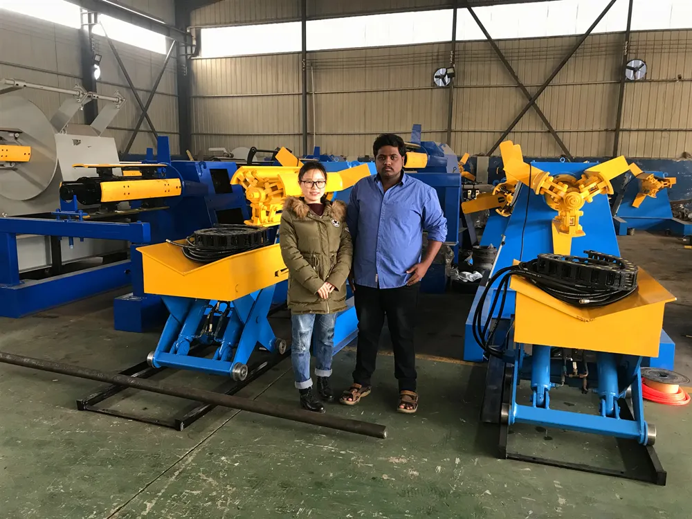 Color Steel Coils Auto Hydraulic Uncoiler