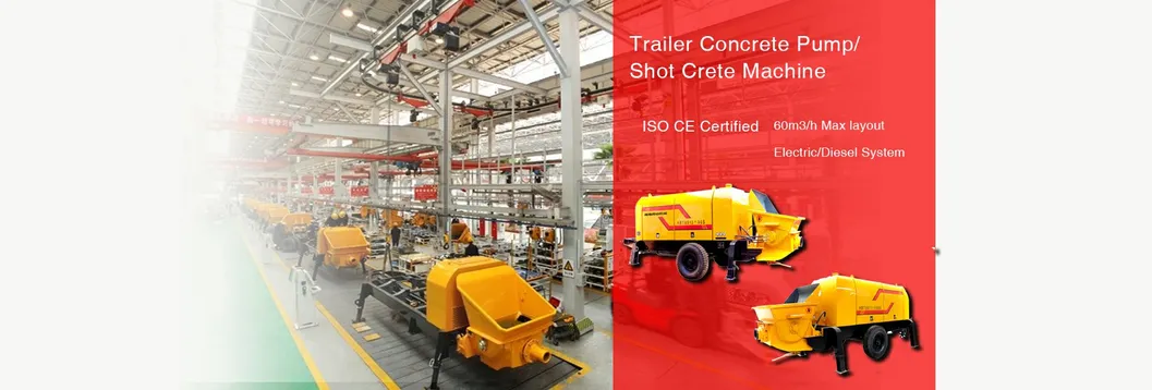 Concrete Machine Portable Stationary Trailer Pump Diesel Mini Cement Beton Pump Small Concrete Pump