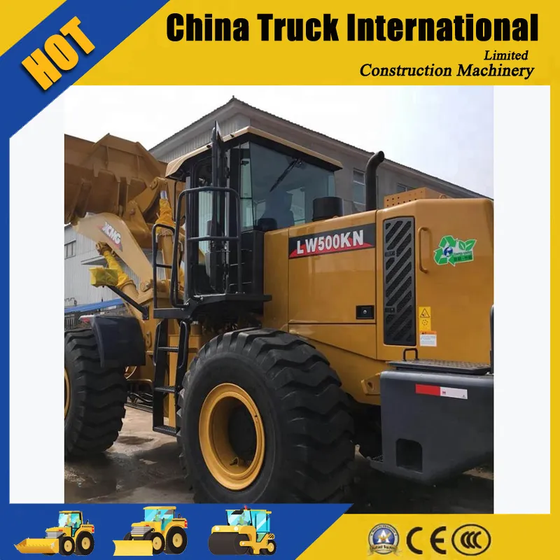 Construction Equipment Lw500kn 5 Ton Front Wheel Loader for Sale