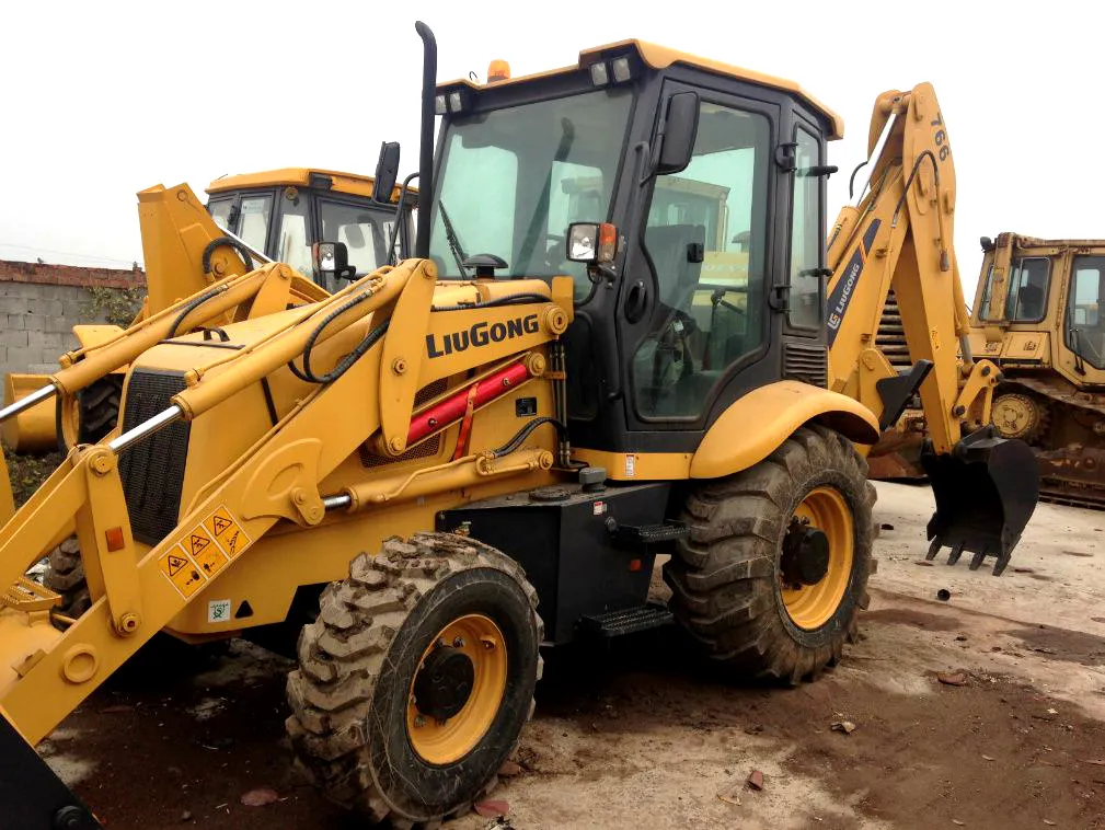 Construction Industries Wheel Excavator Liugong Backhoe Loader Clg775 for Sale