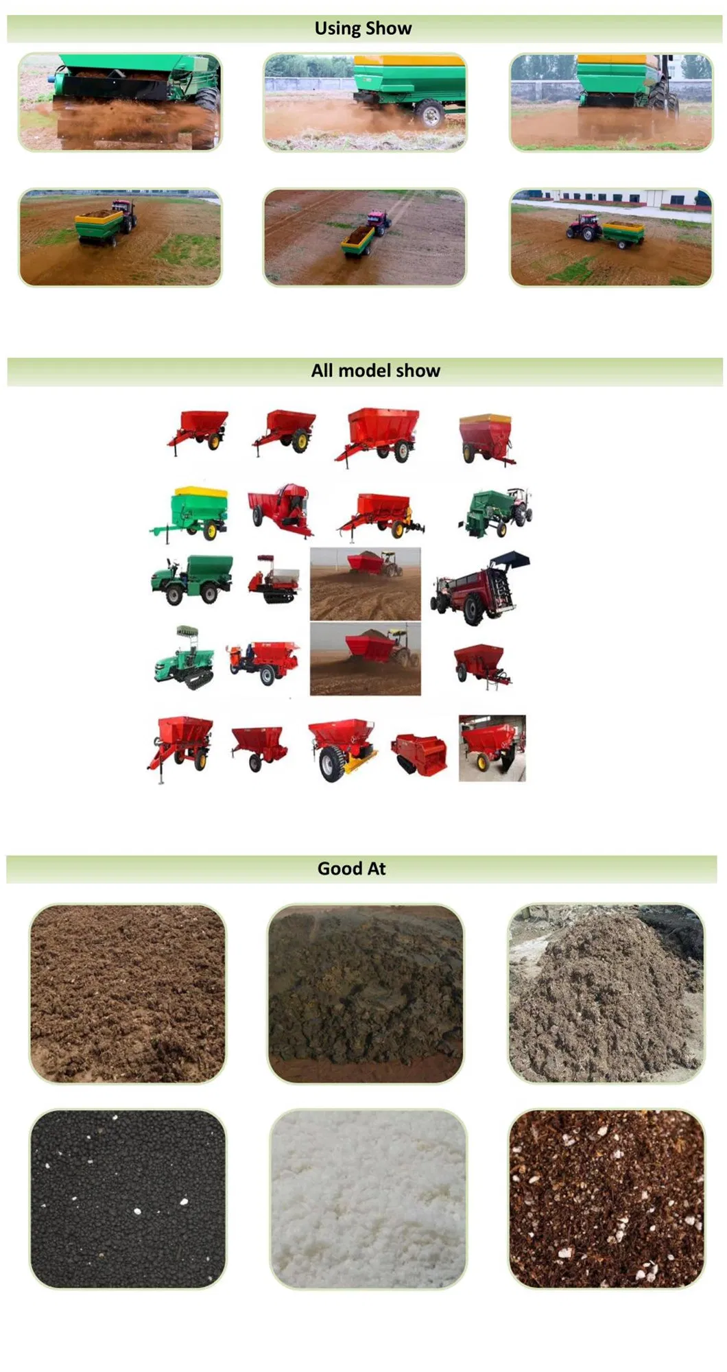 Cow /Sheep/Goat Manure Spreading Machine/Fowl Manure/Chicken Manure/Poultry Dung Spreader (factory selling customization)
