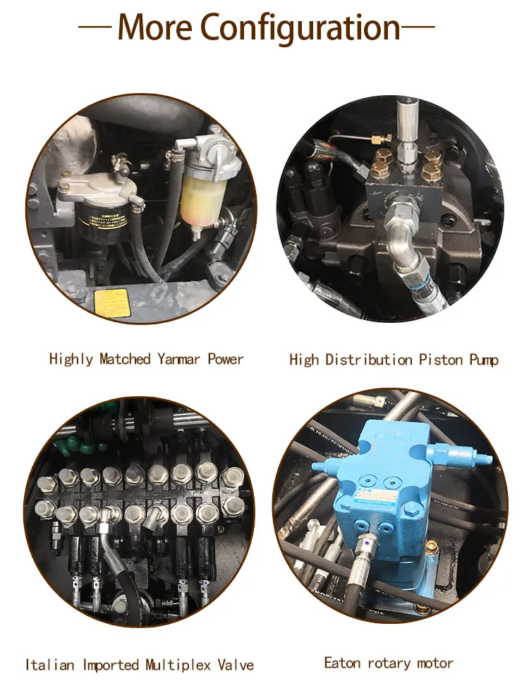 Crawler Excavators Backhoe Wheel Excavators Harga China Mini Excavator