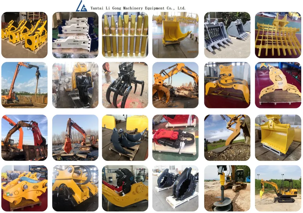 Demoliton Tools, Hydraulic Cutters, Roating Scissors, Hydraulic Pulverizers, Concrete Busters for Dx150 Excavator