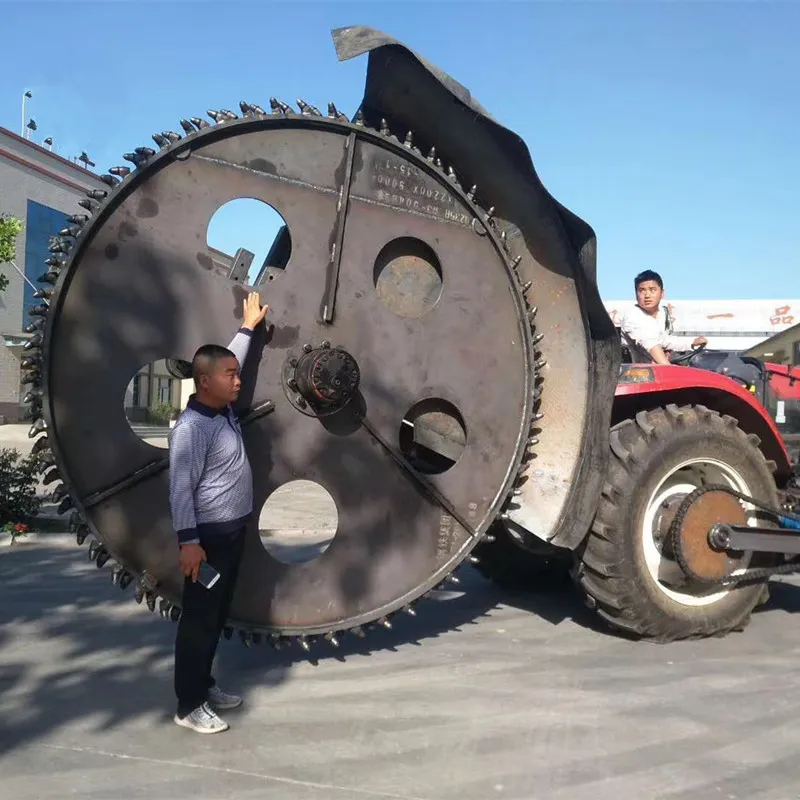 Ditching Depth 2m Chain Trencher Heavy Trenching machine for Wheel Tractor