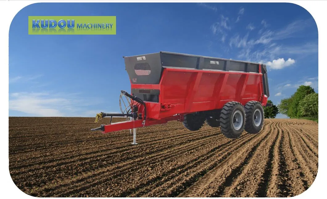 Dry/Wet Livestock Manure Spreader/ Granular Organic Fertilizer/Powdered Organic Fertilizer Distributor for Farm
