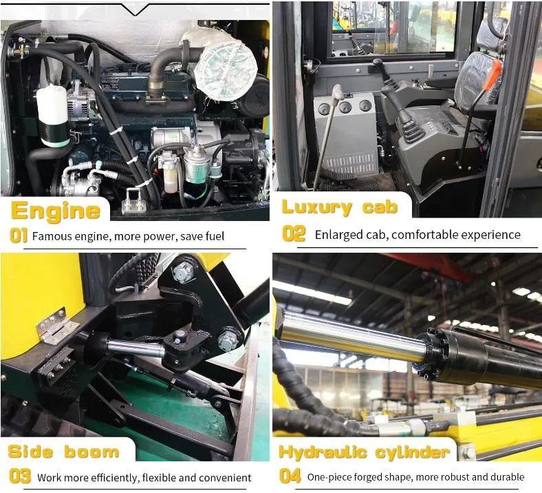 Euro 5 Engine China Cheap Small Digger Excavator Micro Digger 3500kg Mini Excavator