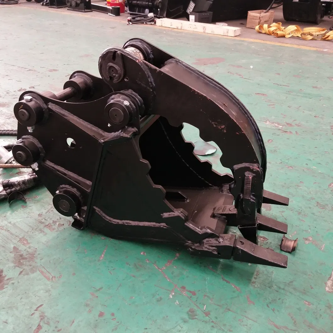 Excavator Attachments Mini Bucket 5 Ton Hydraulic Grab Bucket Thumb Grab for Sale