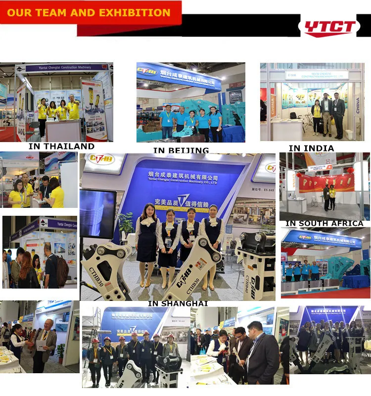 Excavator Hyundai Hydraulic Concrete Breaker Rock