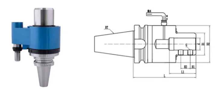 External Cooling to Internal Cooling U Drill Shank