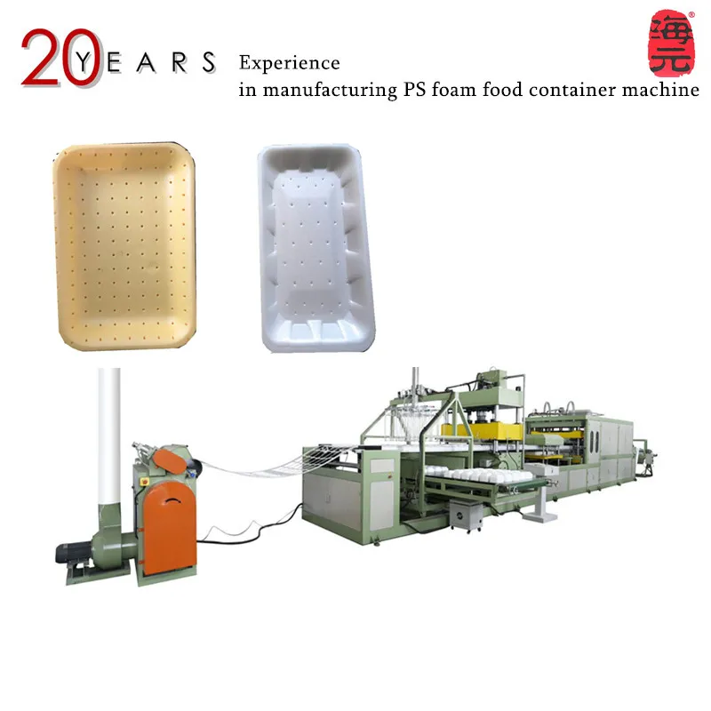 Factory Direct Sales PS Foam Food Container Vacuum Forming Plate Dish Machine