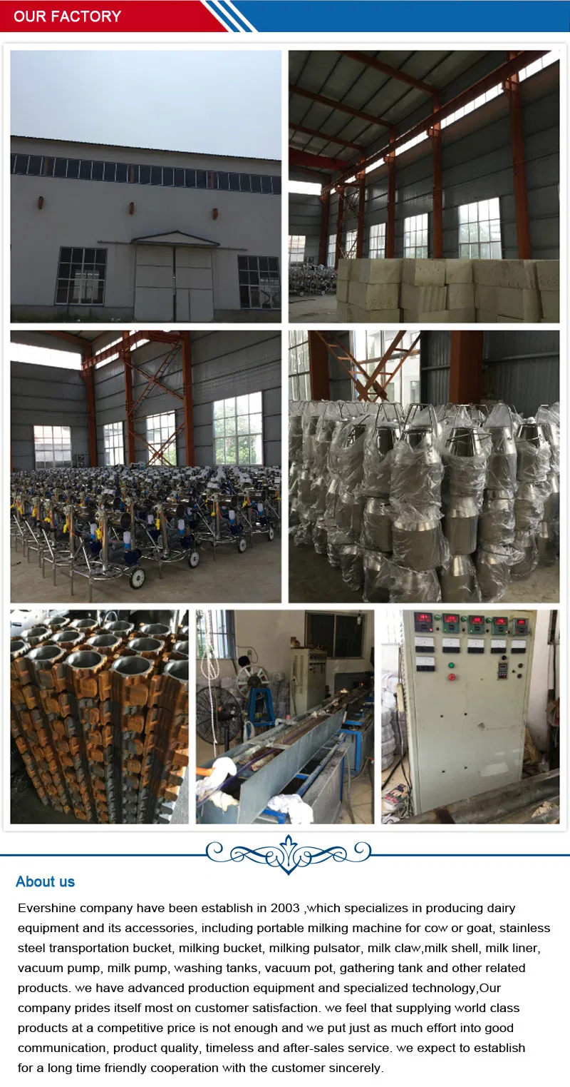 Factory Directly Sale Fixed Pipeline Milking Machine for Dairy Farm Milking