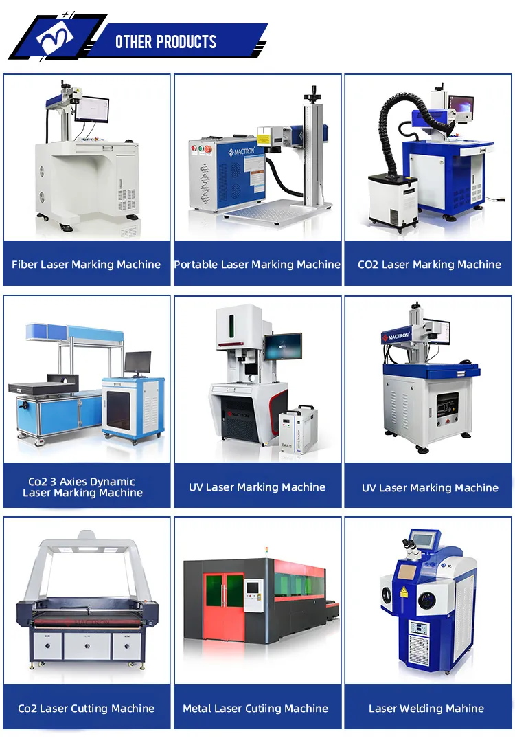 Factory Price 20W/30W/50W/100W Fiber Laser Engraving Marking Machine for Aluminum Tube/ Metal Pipe/Stainless Steel