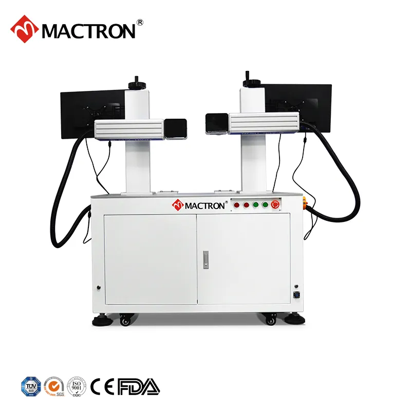 Factory Price 20W/30W/50W/100W Fiber Laser Engraving Marking Machine for Aluminum Tube/ Metal Pipe/Stainless Steel