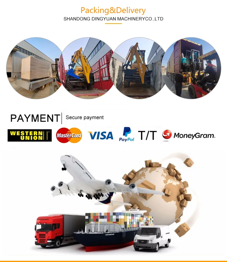 Farm and Construction Equipment Wheel Loader Dimension Mini Backhoe Loader