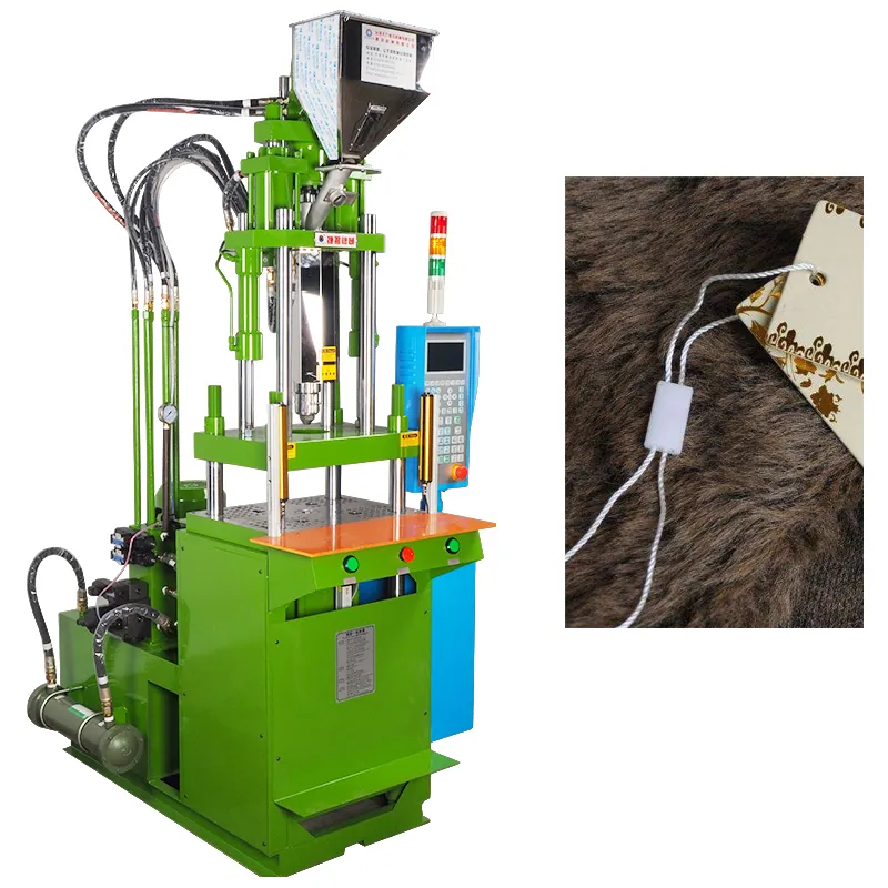 Fully Automatic Bullet String Seal Hang Tag Injection Molding Machine