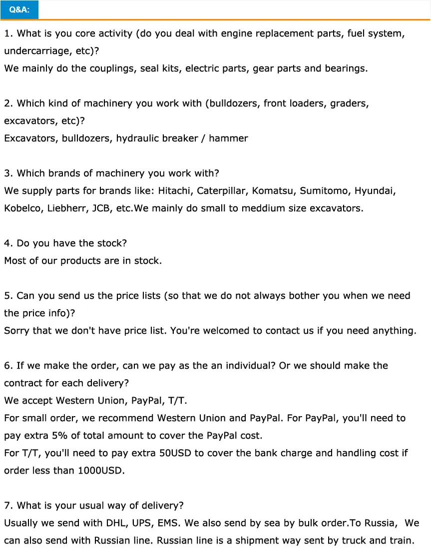 Fx50 Hydraulic Breaker Seal Kit Fx50 Hydraulic Rock Hammer Seal Kit Fx-50 Repair Kit for Fx 50